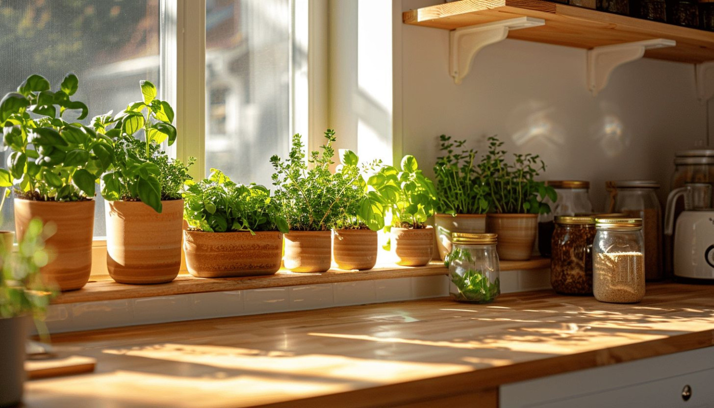 Cultiver des herbes aromatiques en intérieur toute l'année pour les débutants