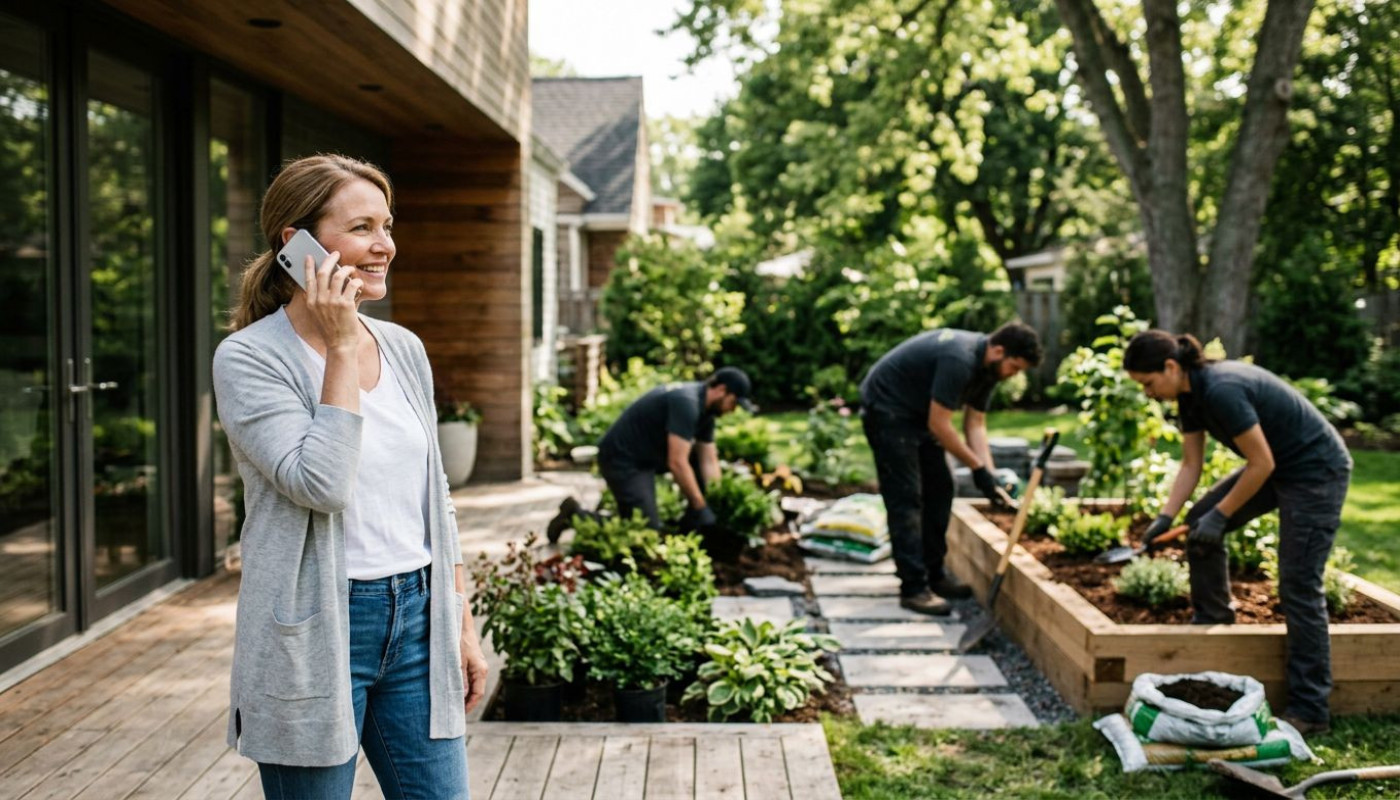 Un simple appel peut-il transformer votre extérieur ?